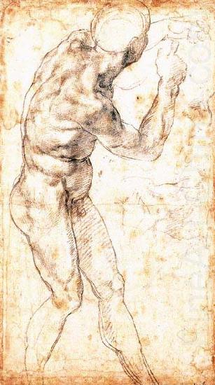 Michelangelo Buonarroti Male Nude china oil painting image